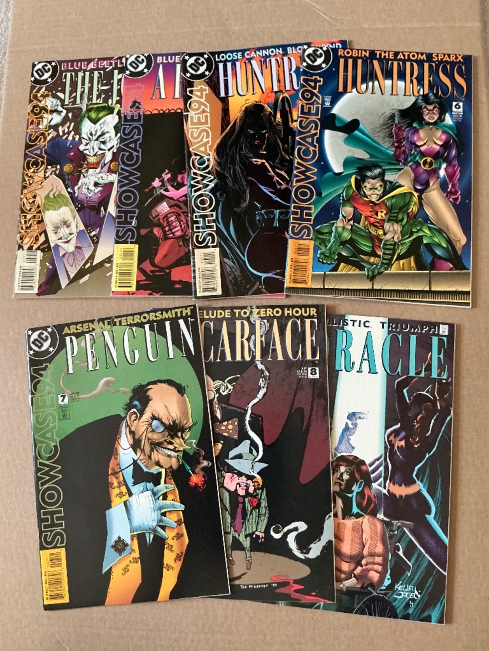 DC Comics Showcase 94 Lot of 7 Joker Azrael Robin Penguin Oracle